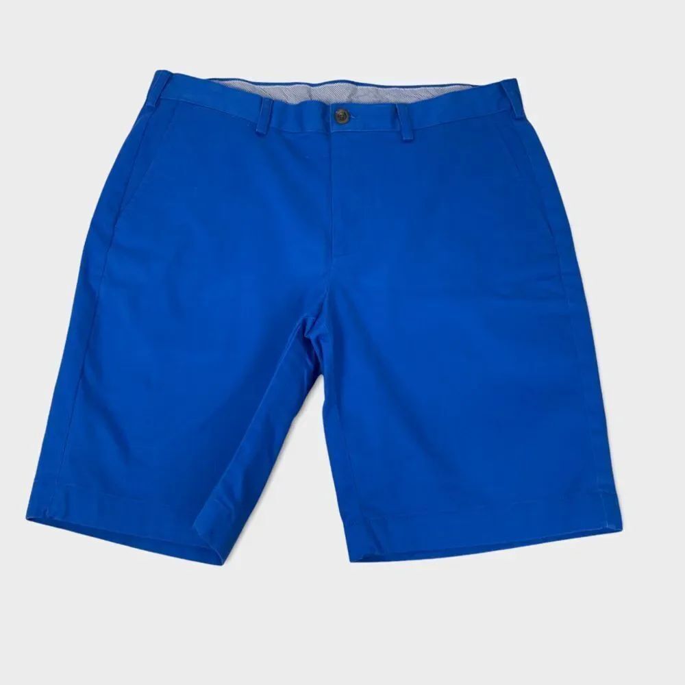 Brooks Brothers Men’s Flat Front Washed Chino 10" Bermuda Shorts size 36